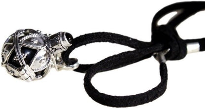 Silver Angel Bell - Dark - 16mm