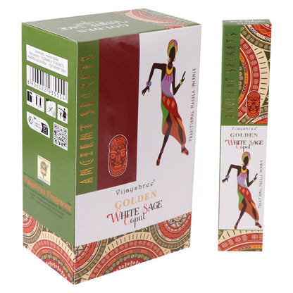 15 g de copal doré et de sauge blanche