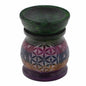 Soapstone Oil Burner 10cm - Flower of Life - Five Colors