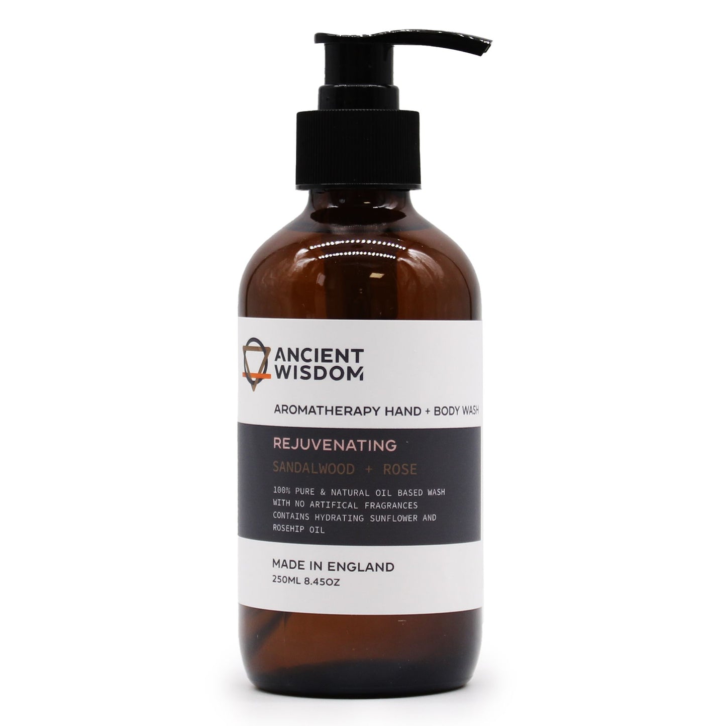 Sandalwood and rose hand and body soap 250ml