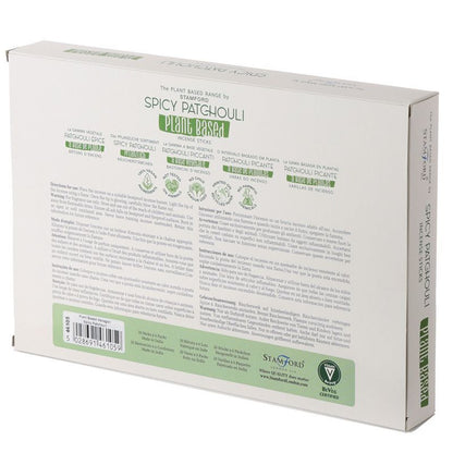 Varitas de Incienso a Base de Plantas - Pachuli Picante