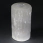 Selenite cylinder candlestick - 15 cm