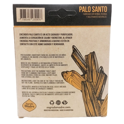 Resin Incense Tablets X 4 Palo Santo