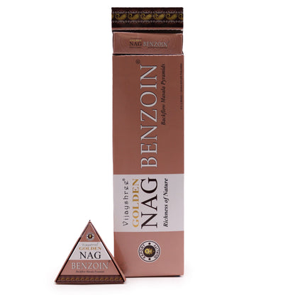Nag Gold Jumbo Incense Cones - Reflux Benzoin 42g