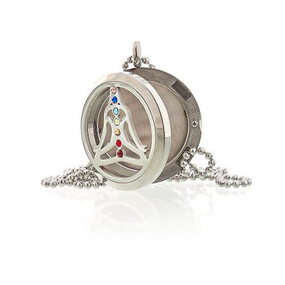Aromatherapy Jewelry Necklace - Yoga Chakra - 30mm