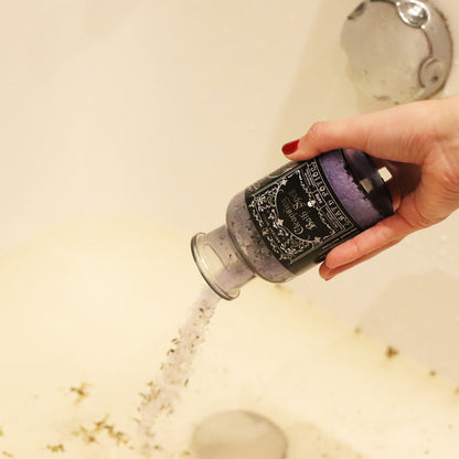 Ancient Witch Bath Spell, Potion and Rock Crystal Amulet - Purification