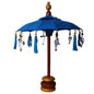 Bali Home Decor Parasol - Cotton - Blue - 40cm