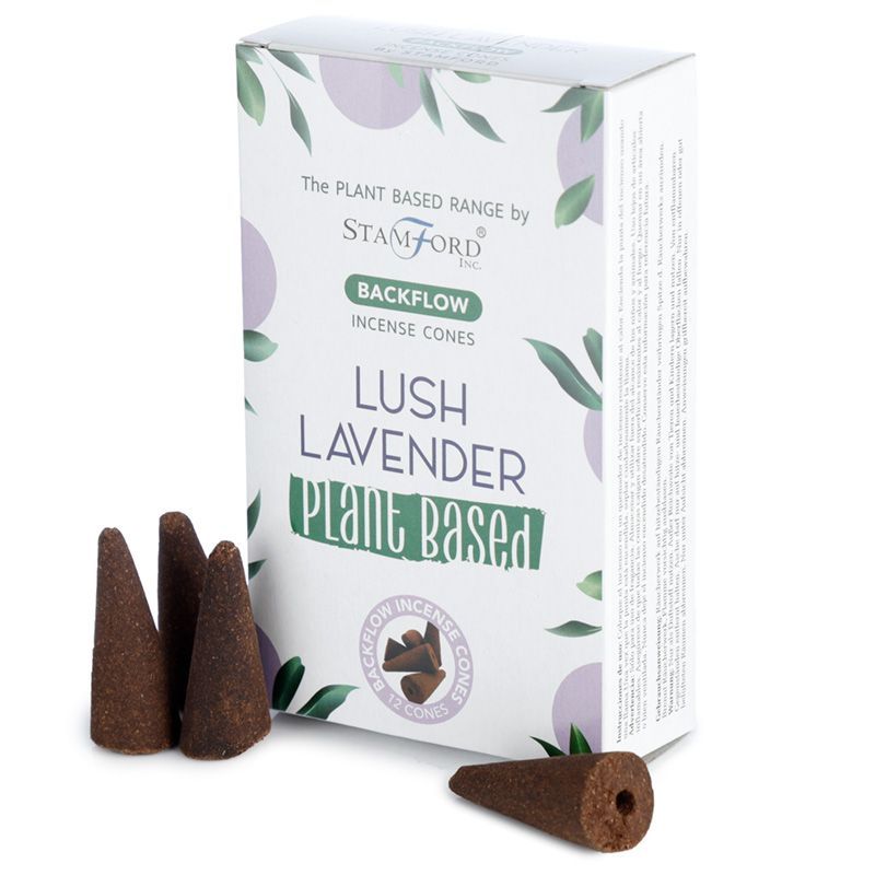Herbal Backflow Incense Cones - Lush Lavender