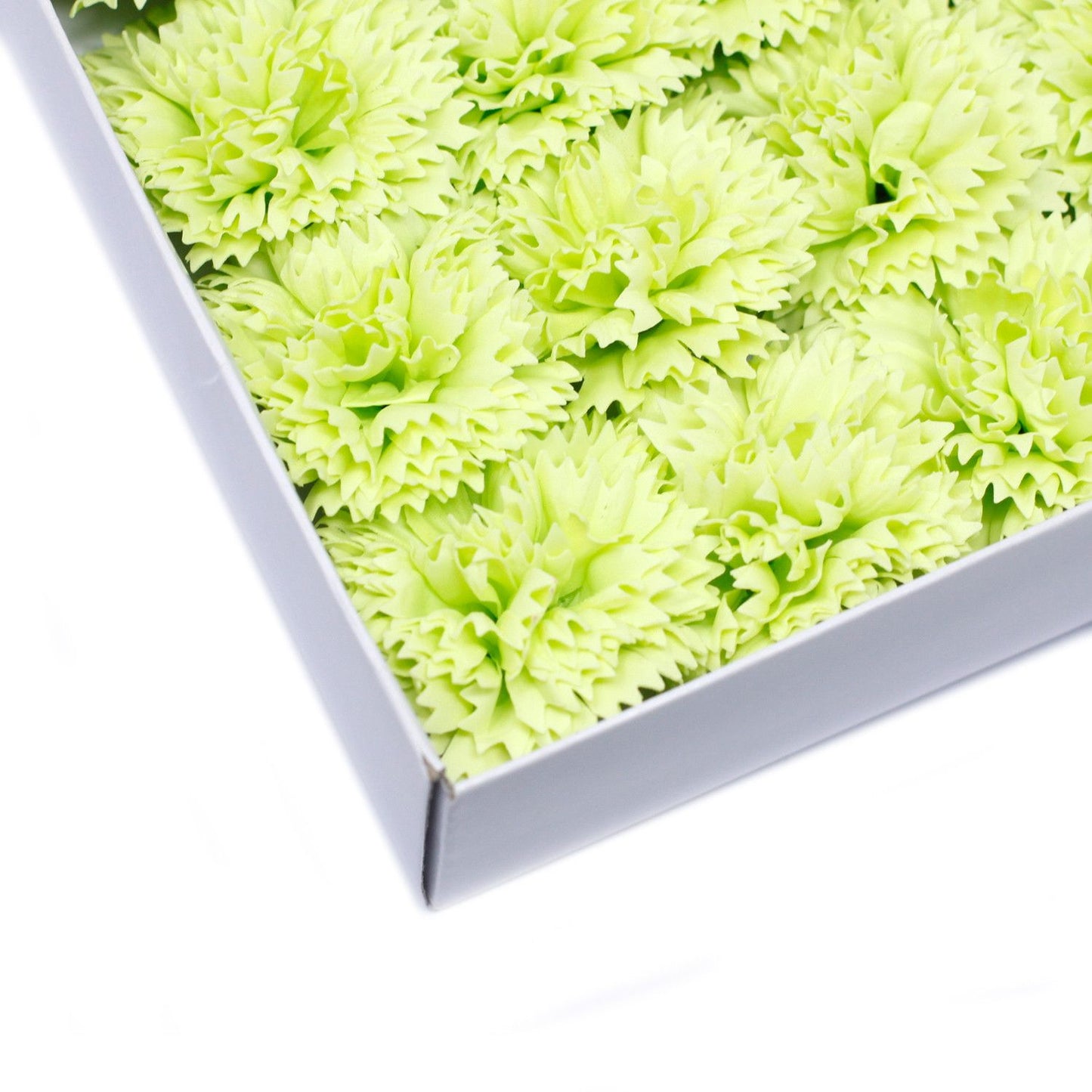 Soap Flower Crafts - Carnations - Lime