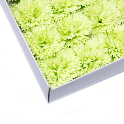 Soap Flower Crafts - Carnations - Lime