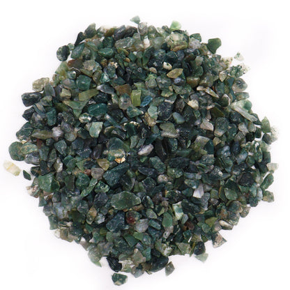 Bulk Moss Agate Chips - 1KG