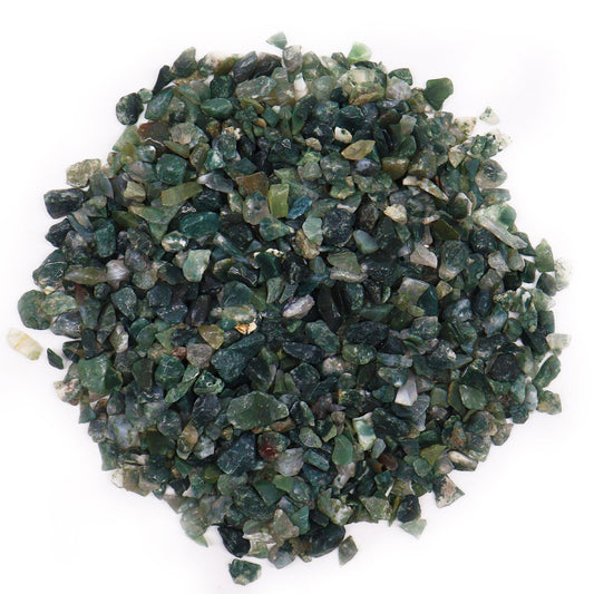 Bulk Moss Agate Chips - 1KG
