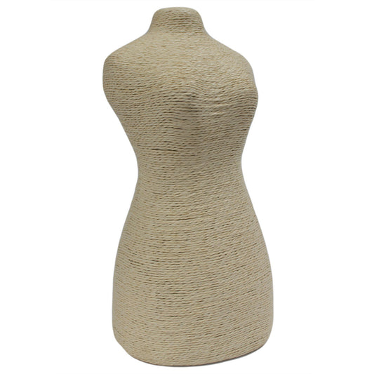 Natural Jewelry Display - Wooden Mannequin - Cream