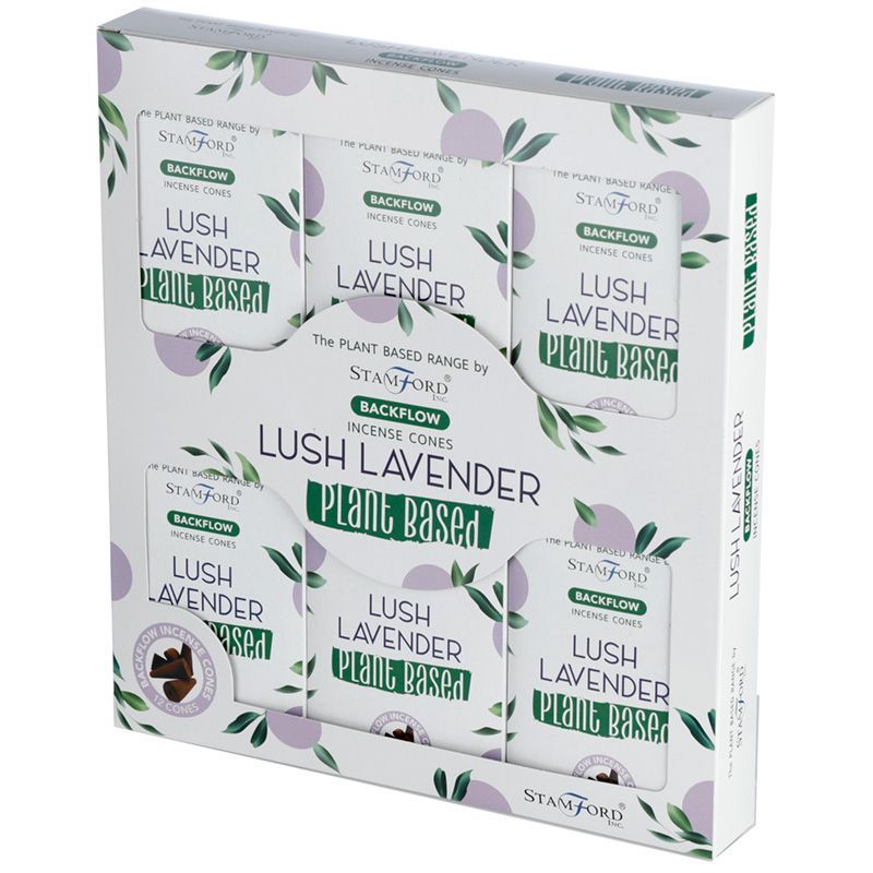 Herbal Backflow Incense Cones - Lush Lavender