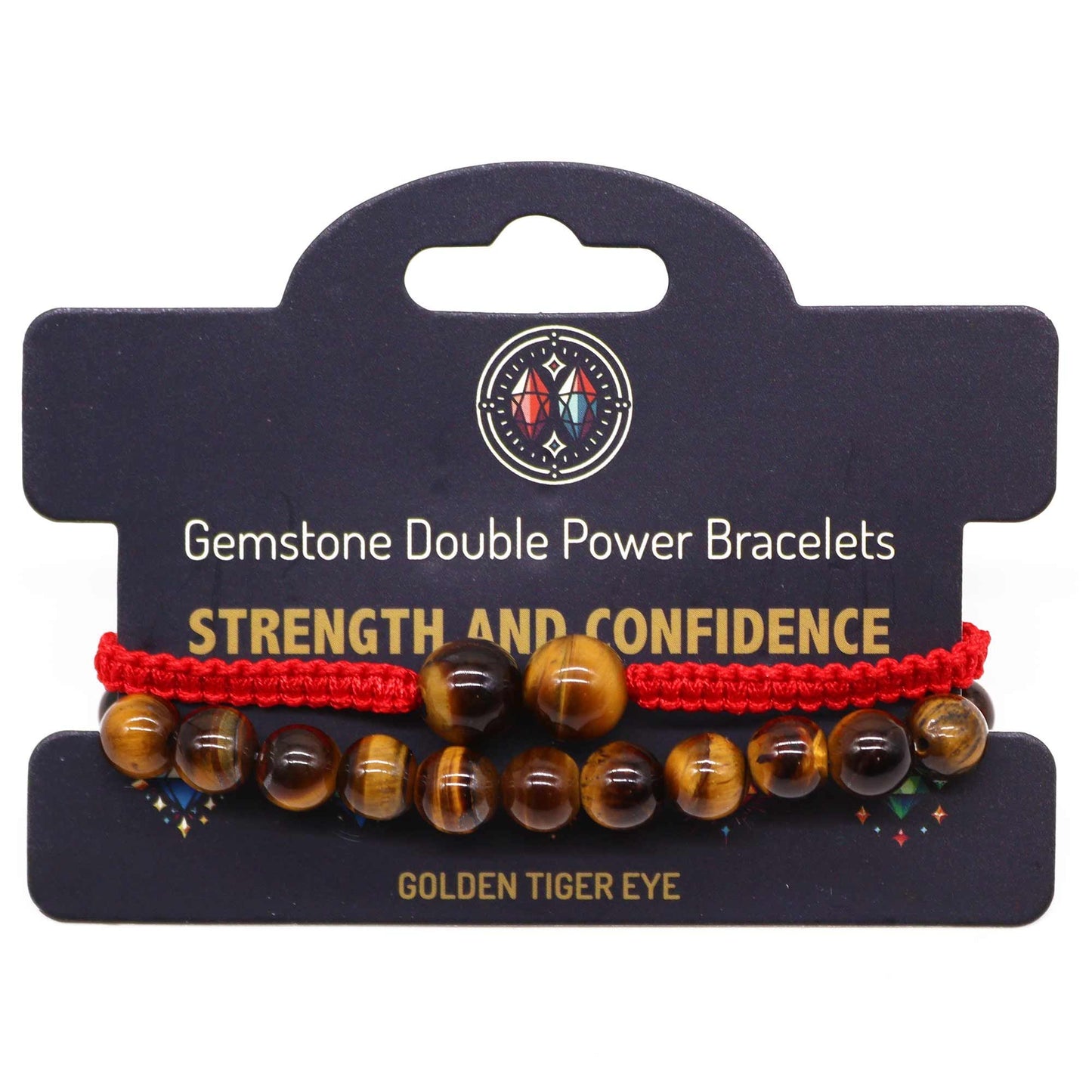 Double Power Gemstone Bracelets - Tiger's Eye