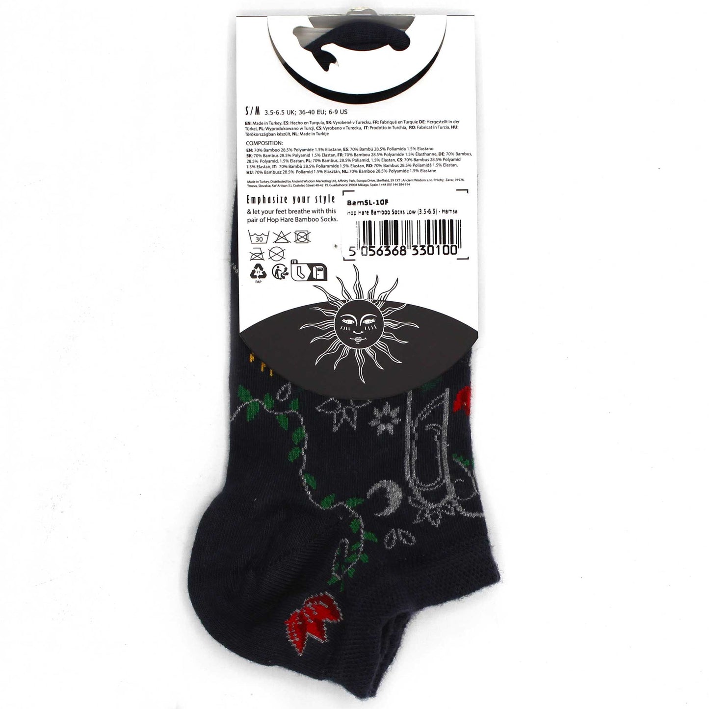 Hop Hare Bamboo Low Socks S/M (36-40) - Hamsa