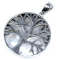 Silver Tree of Life Pendant 30mm - Mother of Pearl