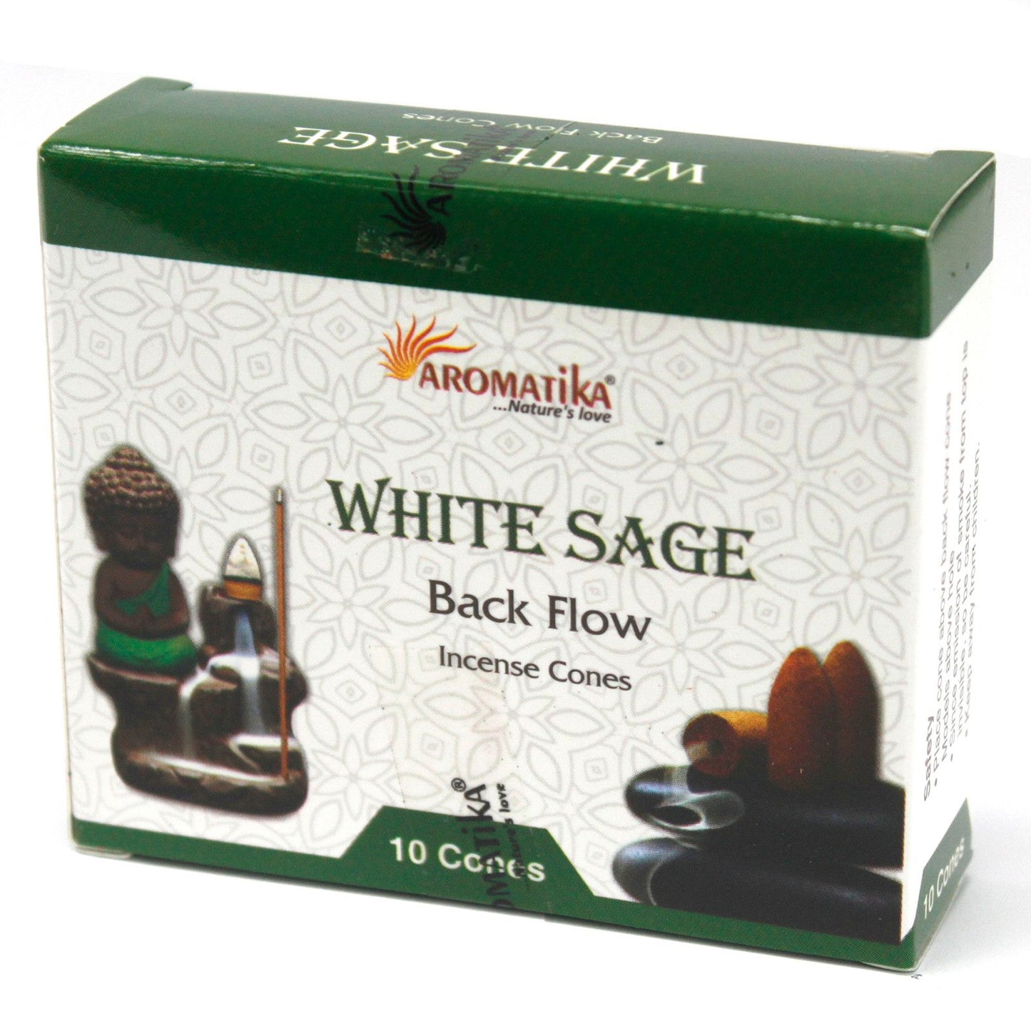 Aromatika Reflux Incense Cones - White Sage