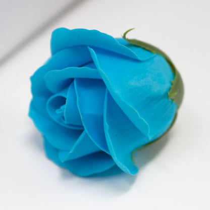 Flor de manualidades deco mediana - azul royal