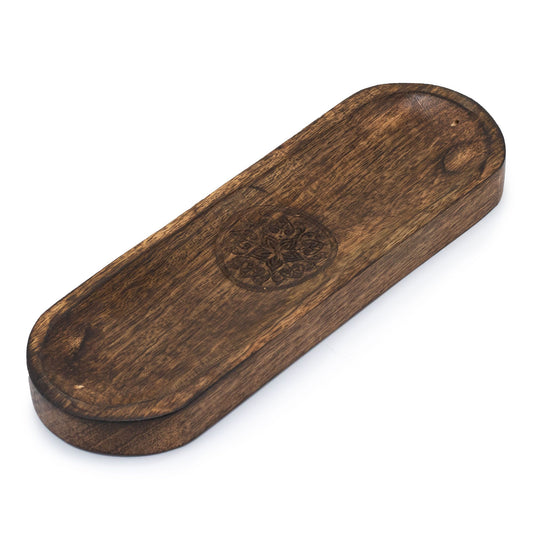 Bandeja grande para incienso 30x10cm - Mandala