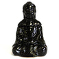 Seated Buddha Oil Burner - Black