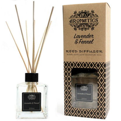 Reed Diffuser with Essential Oils - Lavender and Fennel