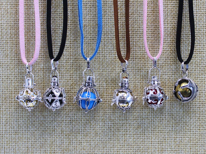 Silver Angel Bell - Dark - 16mm