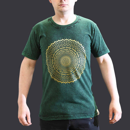 Camiseta Nomad Sari Pequeña - Mandala - Verde