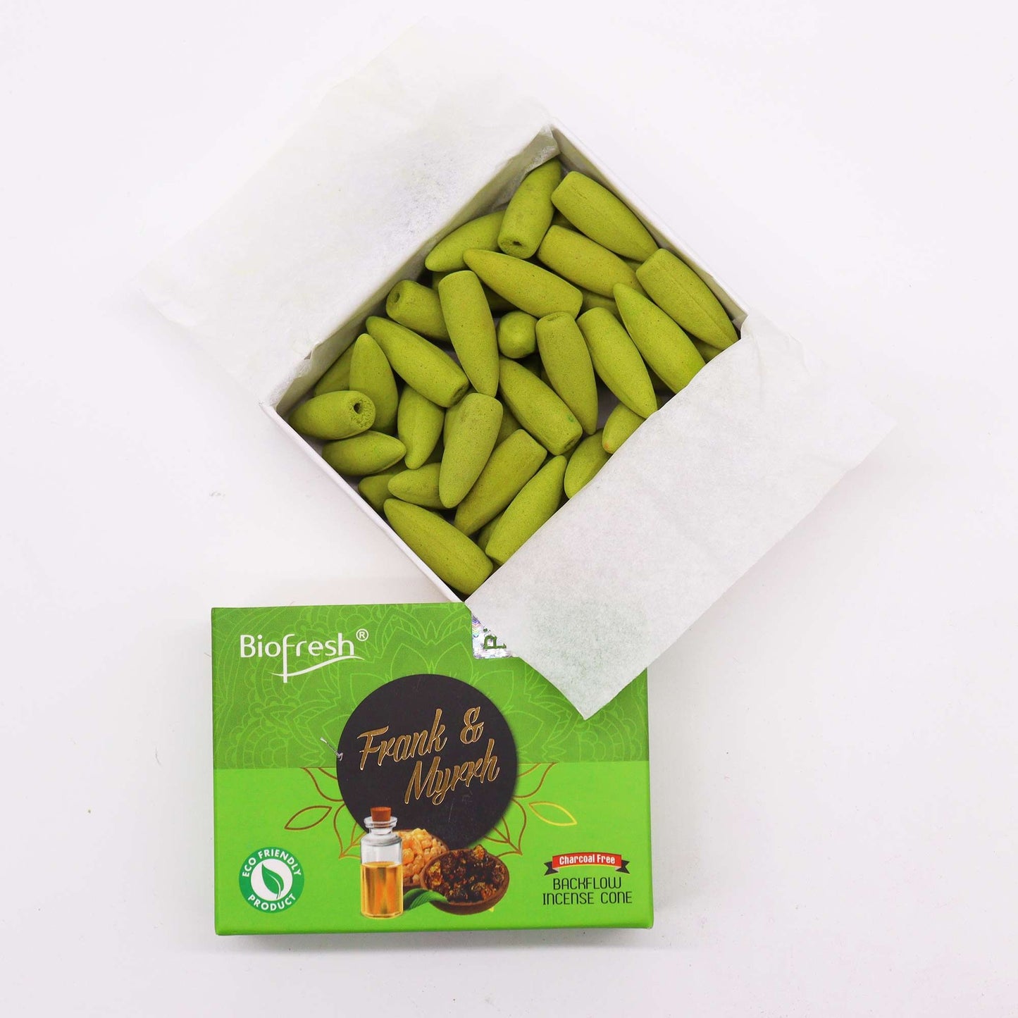 Biofresh Backflow Incense Cones (40 cones) - Frank &amp; Myrrh