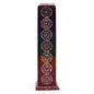 Square Soapstone Tower Incense Holder 25cm - 7 Chakras
