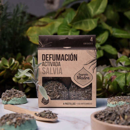 Resin Incense Tablets X 4 White Sage