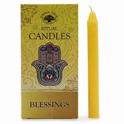 Set of 10 candles - Blessings