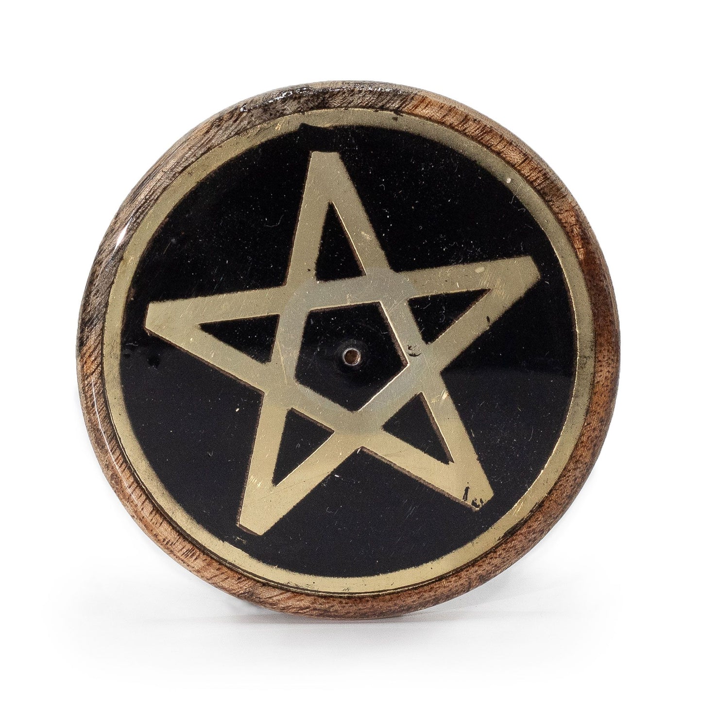 Gold and black on mango wood - Pentagon