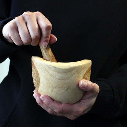 Mortier en teck Ergo Med