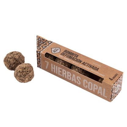 Box of 4 Incense Sticks with 7 Herbs and Copal