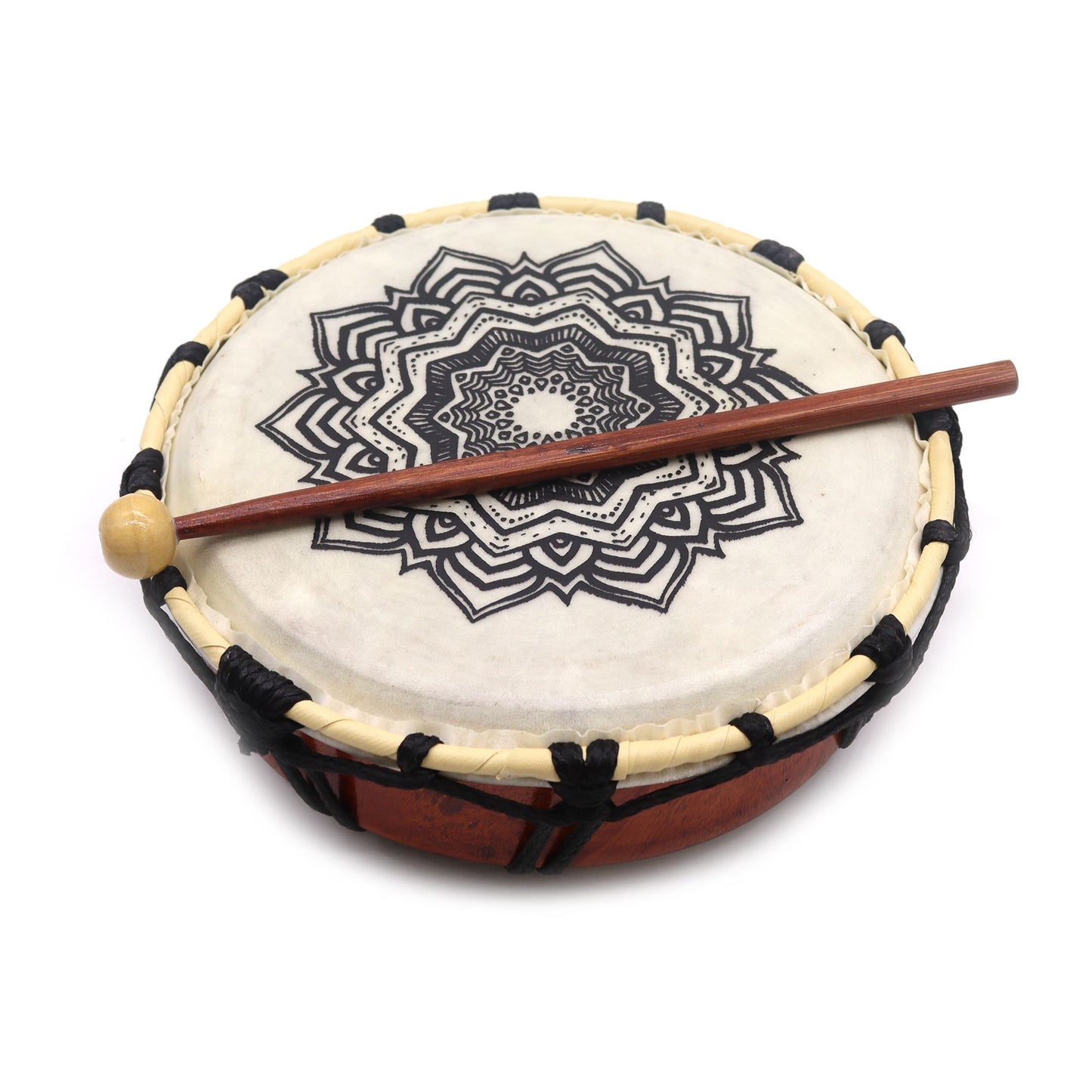 Mandala Shamanic Drum with Mallet - 20cm