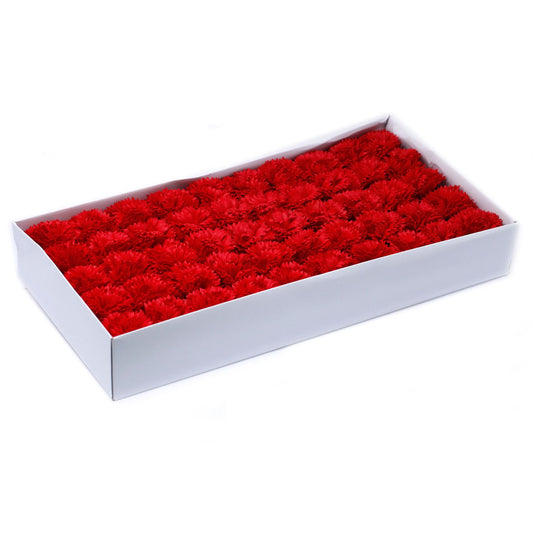 Soap Flower Crafts - Carnations - Red