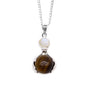Gemstone Healing Hands Pendant - Tiger's Eye
