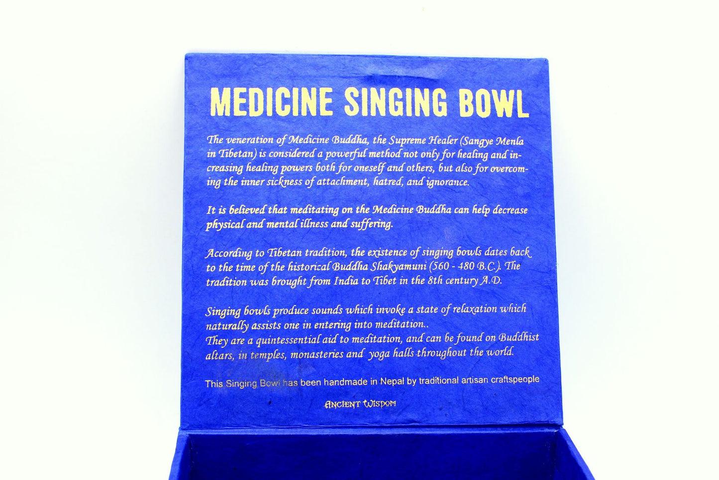 Tibetan singing bowl set - Medicine Buddha 10cm (min 500gm)