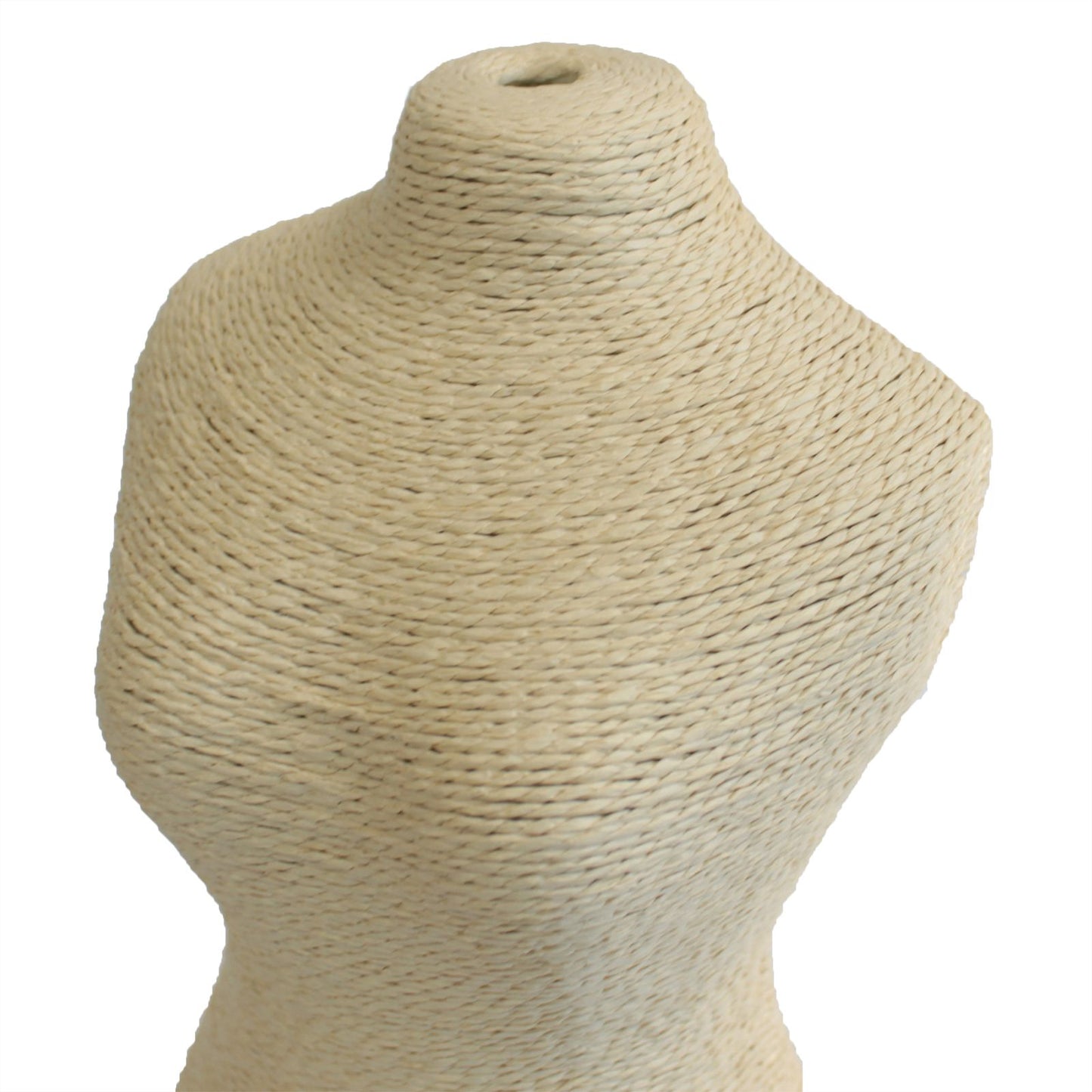 Natural Jewelry Display - Wooden Mannequin - Cream