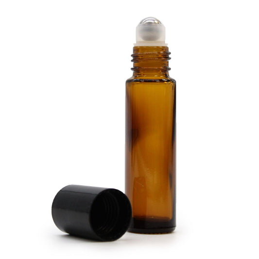Roll-On Bottles and Cap 10 ml - Amber