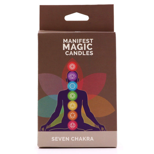 Seven Chakra Manifesto Candles (7-Pack)