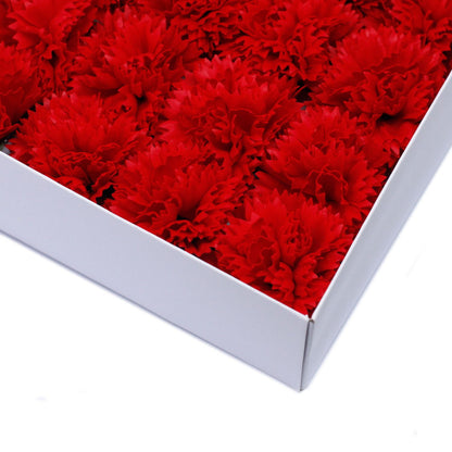 Soap Flower Crafts - Carnations - Red