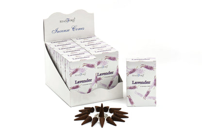 Lavender incense cones