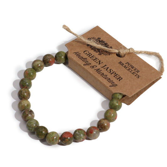 Energy Bracelet - Green Jasper