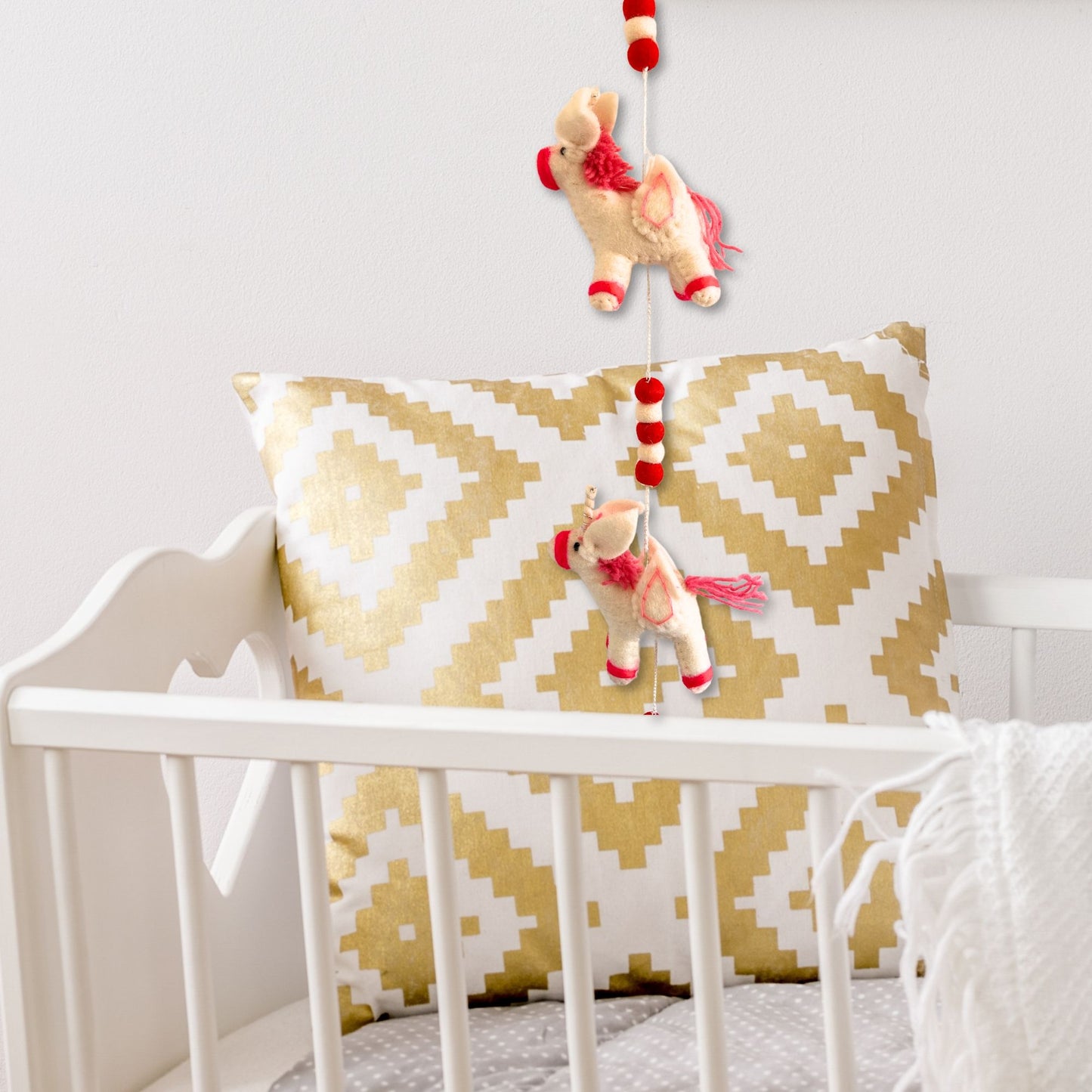 Colgante de Pared de Fieltro - Unicornios