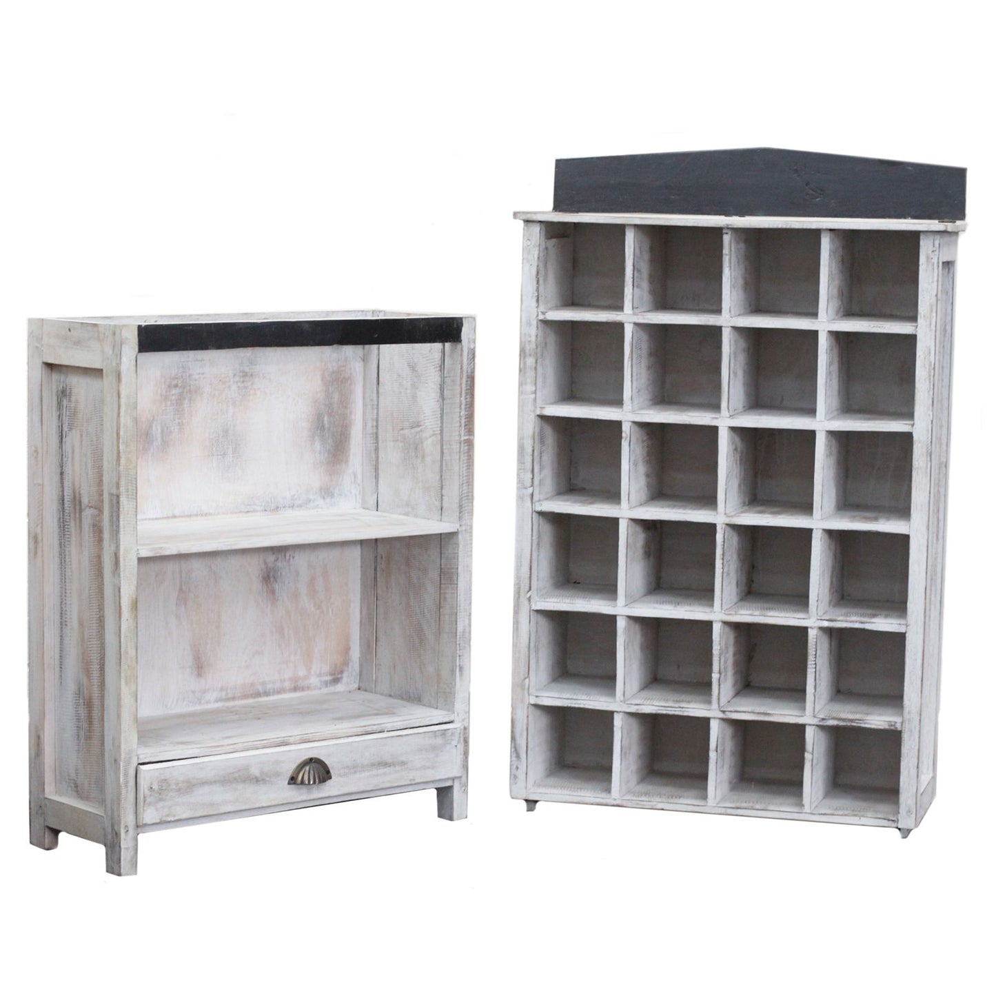 Expositores y displays de Madera - Blanqueado