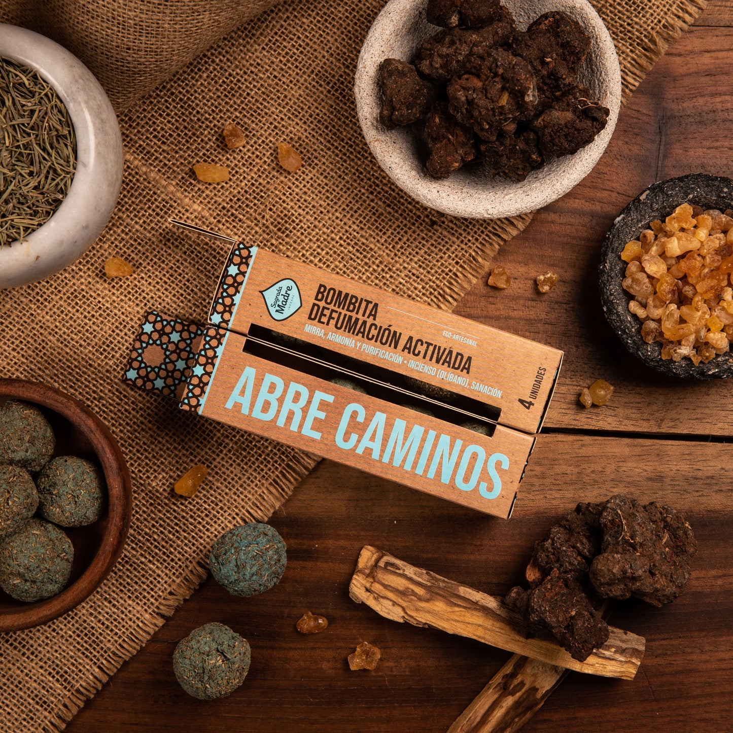 Box of 4 Incense Sticks Abrecamino