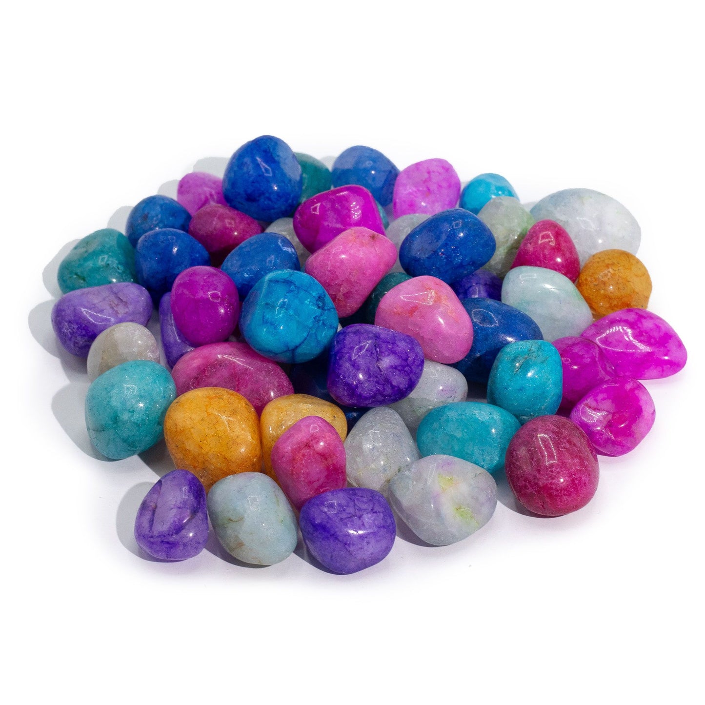 Cuarzo Crackle tratado a granel (1kg/70 piedras)