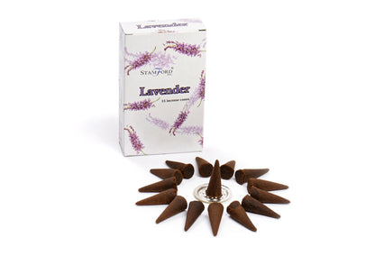Lavender incense cones